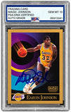 Magic Johnson Signed 1990 Skybox #138 Lakers Card PSA/DNA Gem MT 10
