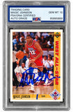 Magic Johnson Signed 1991-92 Upper Deck #57 Lakers Card PSA/DNA Gem MT 10