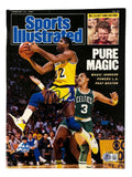 Magic Johnson Lakers Signed Sports Illustrated Magazine Feb 23 1987 BAS