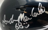 Jordan Mailata Signed Eagles Alternate Black Mini Speed Helmet BAS w/ Case Sports Integrity