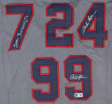 Sheen Bernsen Berenger Signed Gray Major League Baseball Jersey BAS