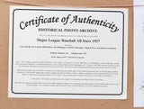 Major League Baseball All Stars 1937 Framed 17x22 Historical Archive Giclee Sports Integrity