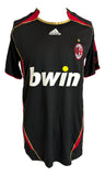 Paolo Maldini Signed AC Milan Black Adidas Soccer Jersey BAS