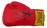 Manny Pacquiao Signed Red Left Hand Everlast Boxing Glove BAS