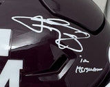 Johnny Manziel Signed Texas A&M MIDI SpeedFlex Helmet 12 Heisman BAS