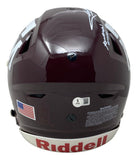 Johnny Manziel Signed Texas A&M FS Authentic SpeedFlex Helmet w/ 3 Insc BAS
