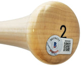 Marcus Semien Rangers Signed Black Marucci MB23-S Model Bat 23 WS Champ BAS