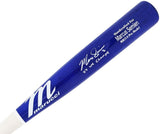 Marcus Semien Rangers Signed Blue Marucci MB23-S Model Bat 23 WS Champ BAS