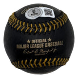 Marcus Semien New York Mets Signed Rawlings Official Black Leather Baseball BAS