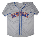 Marcus Semien New York Signed Gray Baseball Jersey BAS