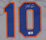 Marcus Semien New York Signed Gray Baseball Jersey BAS