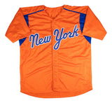Marcus Semien New York Signed Orange Baseball Jersey BAS