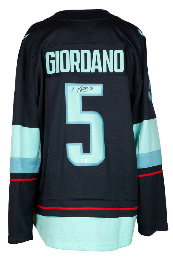Mark Giordano Signed Fanatics Seattle Kraken Hockey NHL Jersey Fanatics