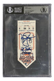 Mark McGwire Signed 1992 MLB All-Star Game Ticket HR Derby Champ BAS Auto 10