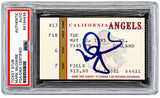 Mark McGwire Signed 1995 Oakland A's vs Los Angeles Angels Ticket Stub PSA/DNA
