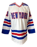 Mark Messier New York Signed White Hockey Jersey JSA