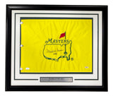 Mark O'Meara Signed Framed Undated Masters Golf Flag 1998 Insc JSA+PSA/DNA