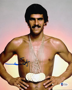 Mark Spitz Signed 8x10 Olympic Gold Medalist Photo BAS