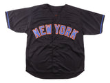 Mark Vientos New York Signed Black Baseball Jersey BAS