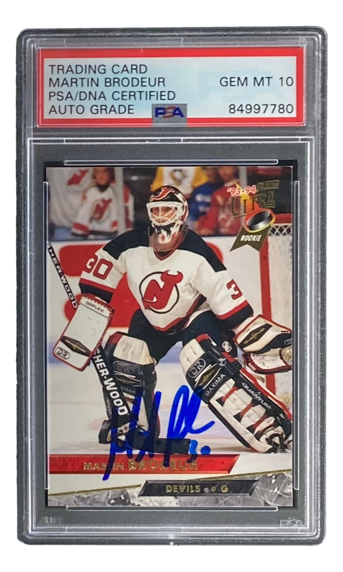 NHL Martin Brodeur Signed Trading Cards, Collectible Martin