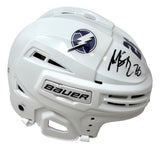 Martin St. Louis Signed Lightning Full Size Authentic Bauer Helmet JSA Hologram