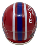 Marv Levy Signed Buffalo Bills Mini Speed Helmet HOF 01 BAS ITP Sports Integrity