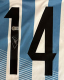 Javier Mascherano Signed Argentina Adidas Soccer Jersey BAS