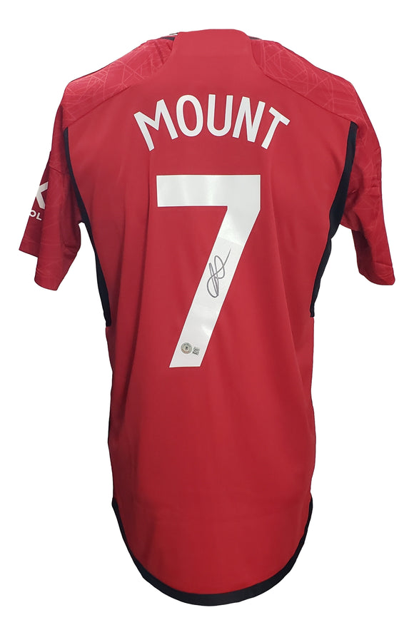 Mason Mount Signed Manchester United Adidas Soccer Jersey BAS ITP Sports Integrity