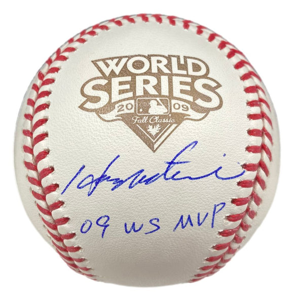 Hideki Matsui Signed New York Yankees 2009 WS Baseball WS MVP Inscribed JSA