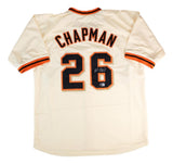 Matt Chapman San Francisco Signed Cream Baseball Jersey BAS