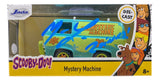 A Matthew Lillard signed 1:32 die-cast Scooby-Doo Mystery Machine by Sports Integrity is shown in its packaging, featuring cartoon graphics and a prominent blue autograph across the front.