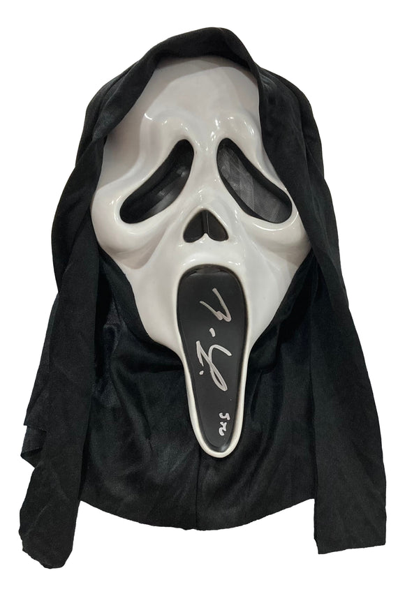 Matthew Lillard Signed Replica Scream Ghost Face Mask Stu Inscribed JSA ITP