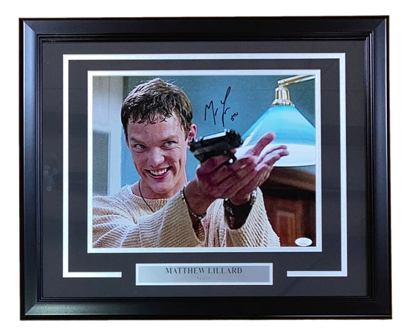 Matthew Lillard Signed Framed 11x14 Scream Movie Photo Stu Inscribed JSA ITP