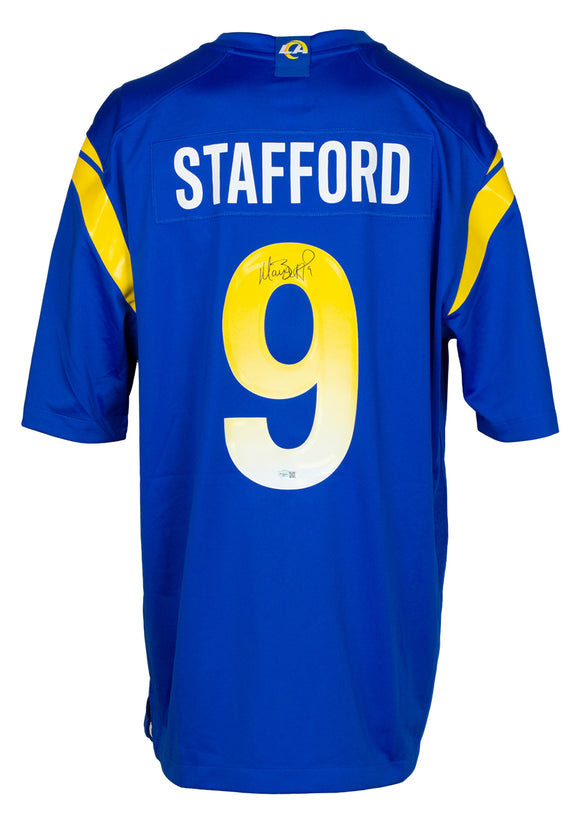Matthew Stafford Signed Blue Los Angeles Football Jersey Fanatics – Sports  Integrity