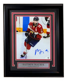 Matthew Tkachuk Signed Framed 8x10 Florida Panthers Photo JSA QR