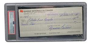 Maurice Richard Signed Montreal Canadiens Personal Bank Check #167 PSA/DNA Sports Integrity