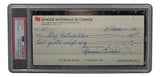 Maurice Richard Signed Montreal Canadiens Personal Bank Check #65 PSA/DNA
