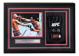 Max Holloway Signed UFC Replica Fight Glove In Shadowbox JSA QR