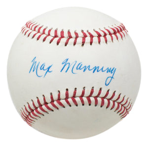 Max Manning Signed Newark Eagles Baseball BAS AA21514 Sports Integrity