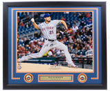 Max Scherzer Signed Framed New York Mets 16x20 Photo Fanatics MLB