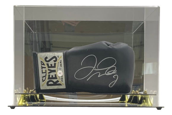 Floyd Mayweather Jr Signed Black Cleto Reyes Right Hand Boxing Glove BAS w/ Case Sports Integrity