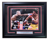 Floyd Mayweather Jr Signed Framed 11x14 Pacquiao Fight Photo BAS ITP Sports Integrity
