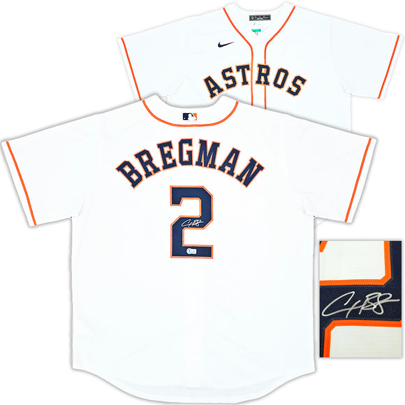 Alex Bregman Signed Houston Astros Nike Baseball Jersey BAS Sports Integrity