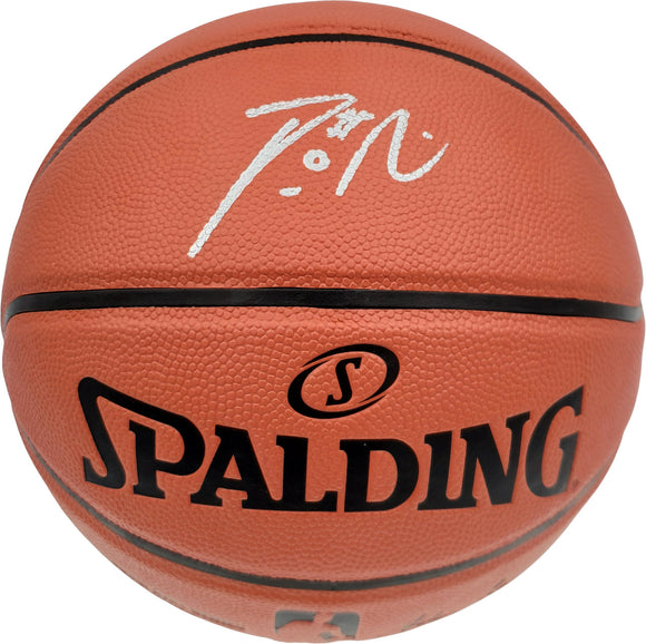 Damian Lillard Milwaukee Bucks Signed Spalding NBA I/O Basketball BAS Sports Integrity