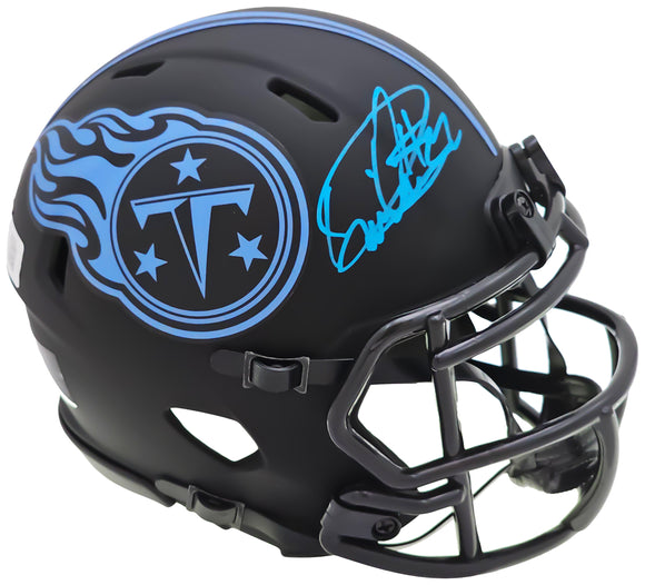 Derrick Henry Signed Tennessee Titans Eclipse Mini Speed Helmet BAS Sports Integrity