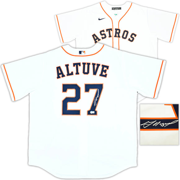 Jose Altuve Signed Houston Astros Nike Baseball Jersey BAS Sports Integrity