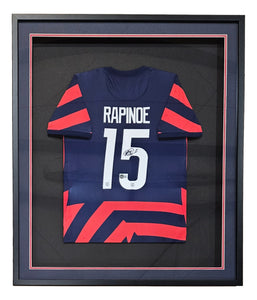 Megan Rapinoe Megan Rapinoe Signed Framed Blue Nike USA Women's Soccer Jersey BAS ITPBlue Nike USA Women's Soccer Jersey BAS ITP Sports Integrity