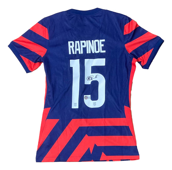 Megan Rapinoe Signed Blue Nike USA Women's Soccer Jersey BAS ITP Sports Integrity