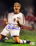 Mia Hamm Signed 8x10 USA Womens Soccer Collage Photo BAS ITP
