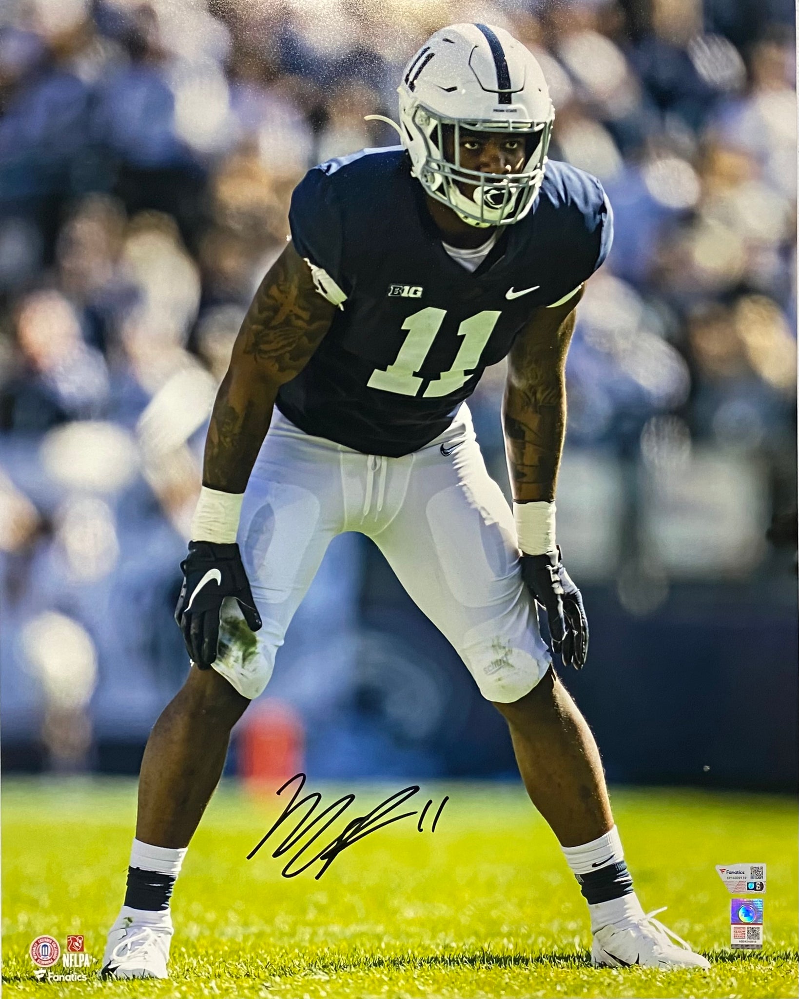 micah parsons signed football